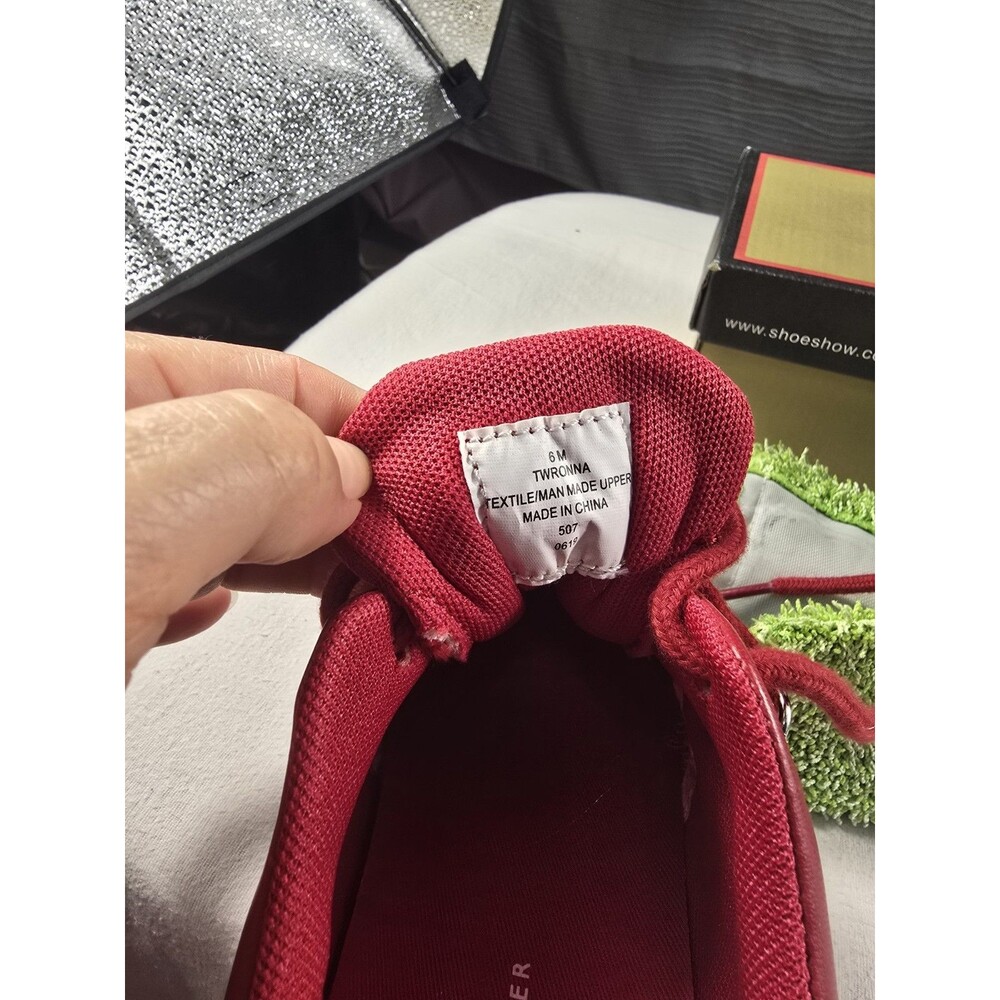 TOMMY HILFIGER RHENA RED WOMENS SNEAKER TWRHENA RED Sz 6 - Picture 11 of 15